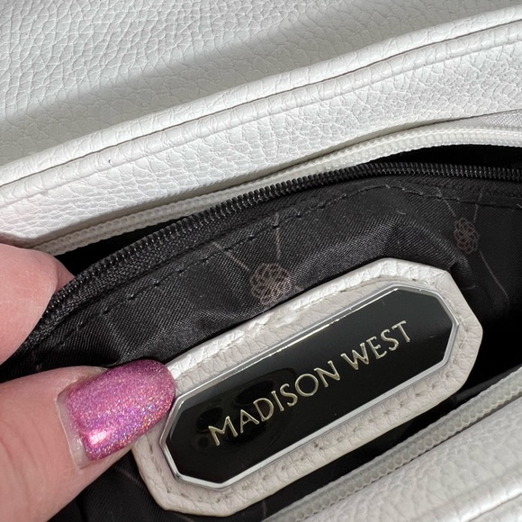 Madison West Suede Crossbody Bag - Picture 8 of 9